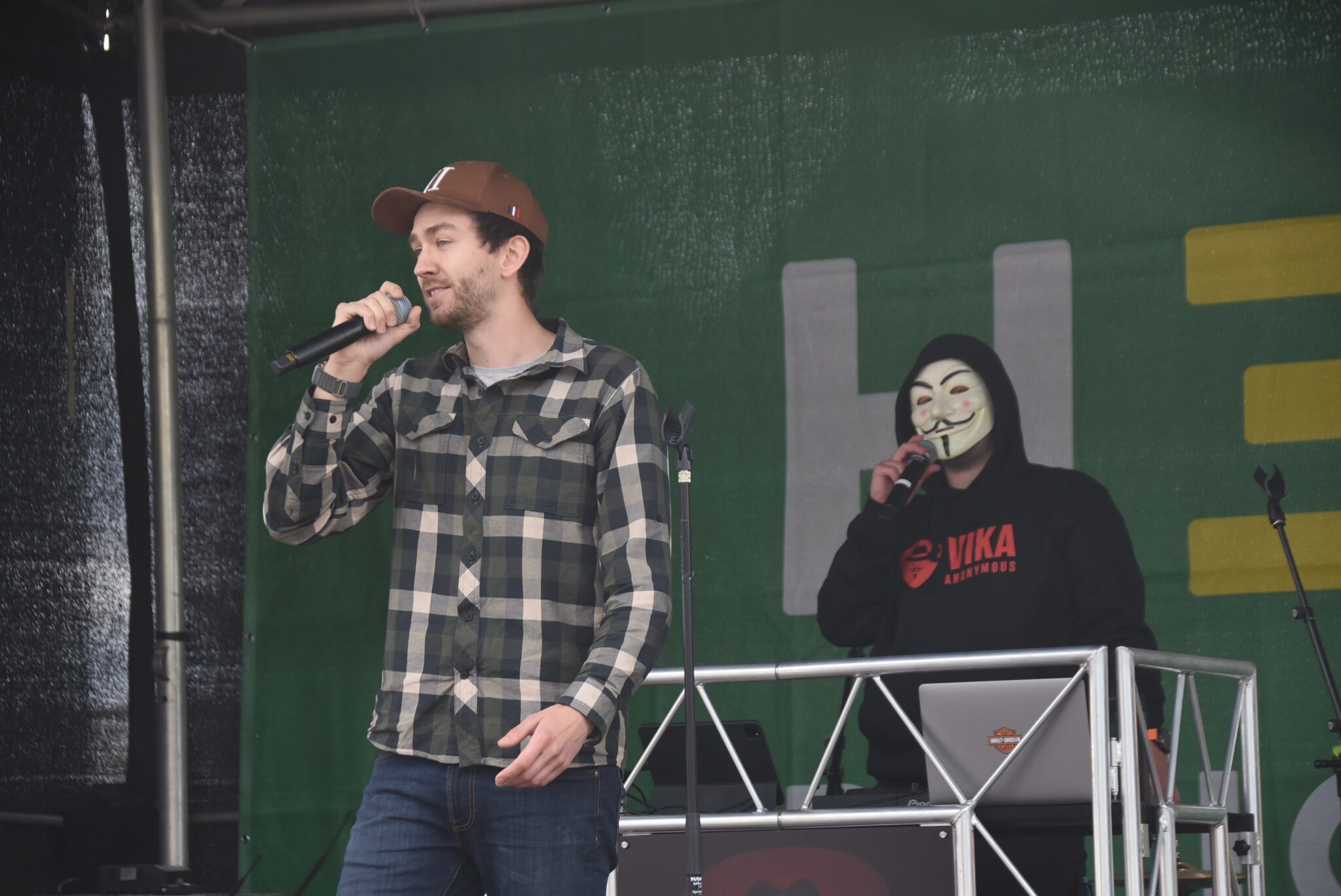 Vika Anonymous var et populært besøk på Lena.