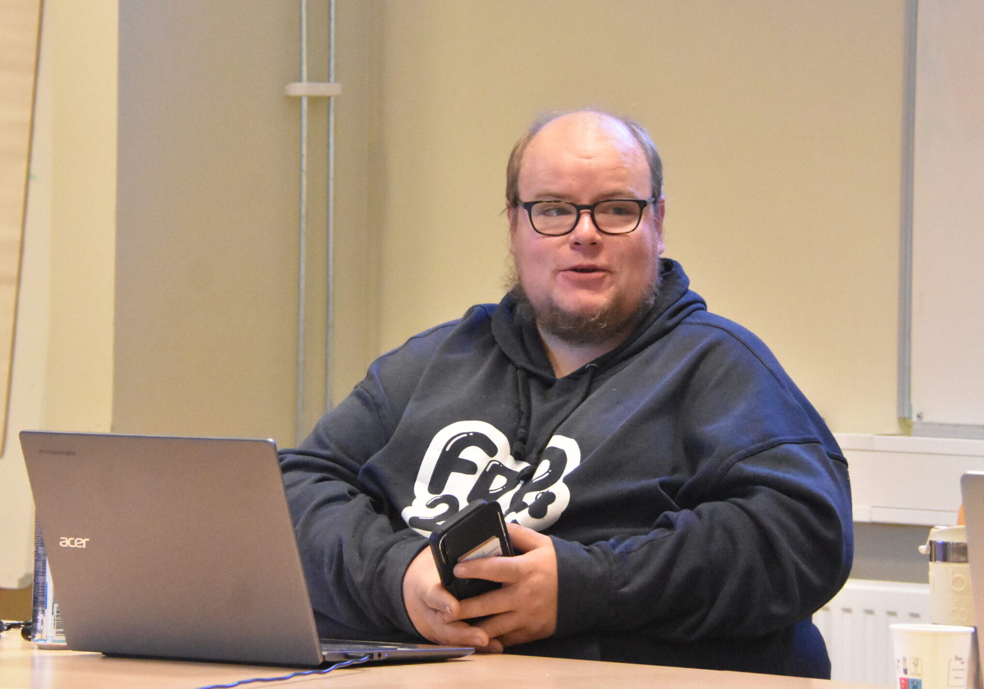 Tor Gaute Lien (FrP) er ikke fornøyd. (Foto: Trine Rasmussen)